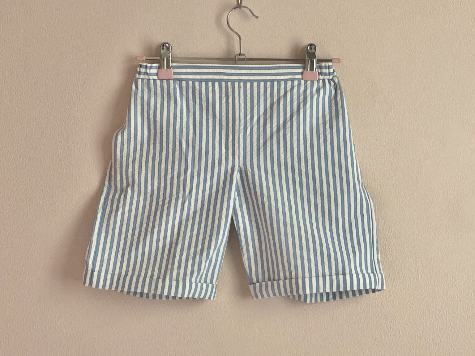 “Aurora ”Blue striped shorts /BOYS – Home