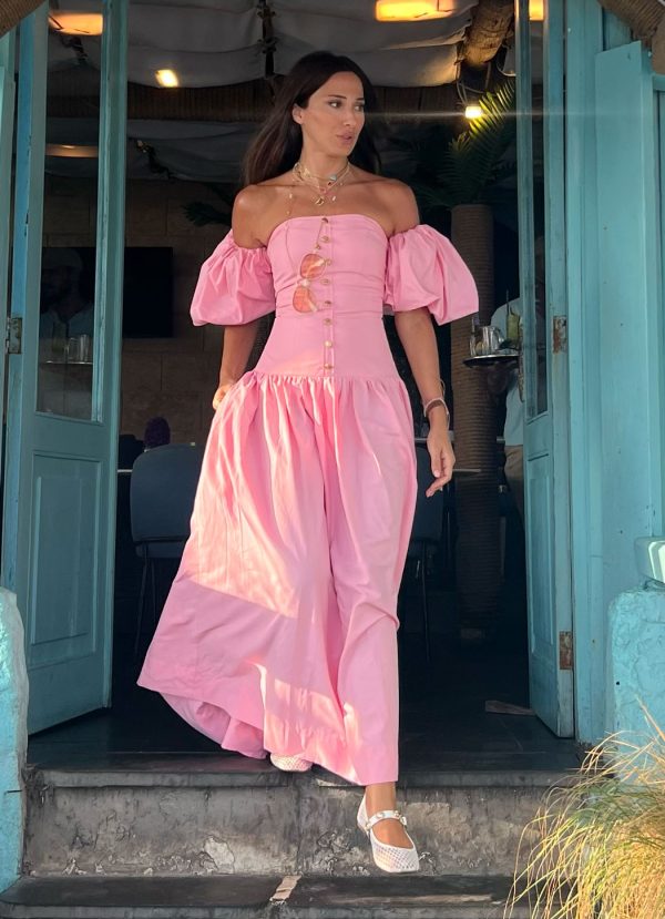 REA DRESS IN PINK